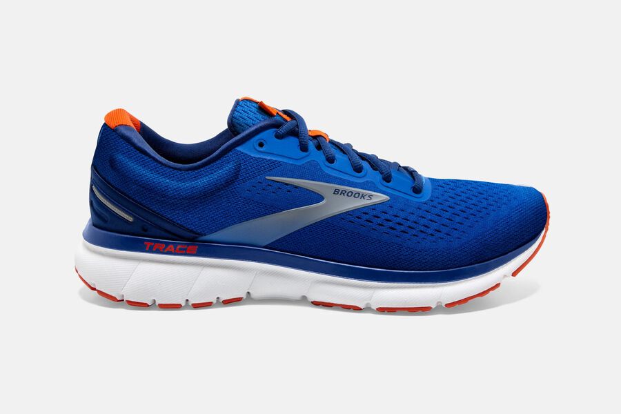 Brooks Running Shoes Mens Blue - Trace Road - 7941-GEOUD